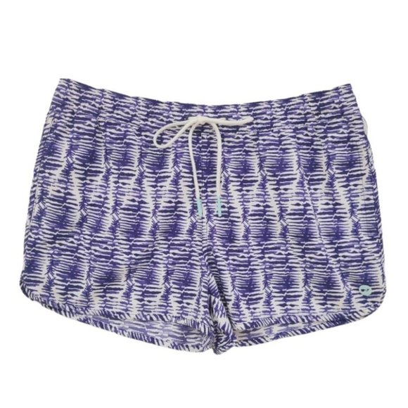 Vineyard Vines Shorts Size Extra Small XS‎ Blue White Waves Pattern Performance - Picture 1 of 8